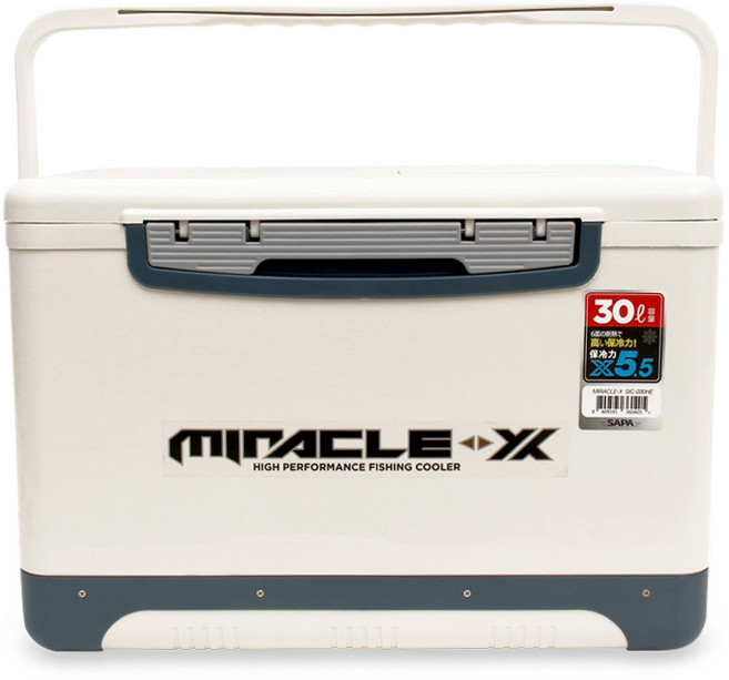 싸파 미라클X 아이스박스 30L SIC-030HE 아이스쿨러 캠핑용 낚시용 다용도쿨러박스, 단품