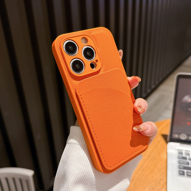 시선레드 아이폰 가죽 접착형 카드 케이스 프리미엄 카드포켓 세트