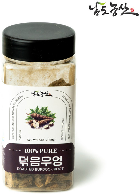 남도농산 덖음우엉 100g x 2박스 / 국산우엉 차 볶은 우엉차 건강차, 2개, 1개입