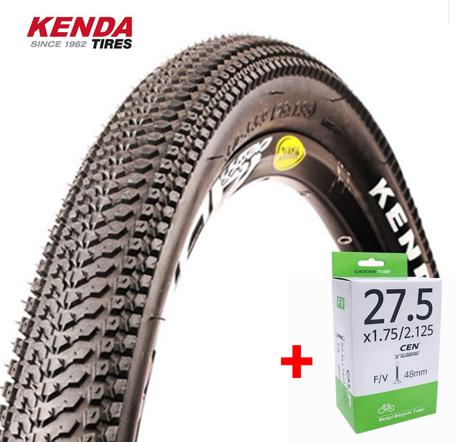 평촌바이크_ 켄다 K1118 캡쳐 26x1.95 + 튜브 포함 MTB 자전거타이어, 1개