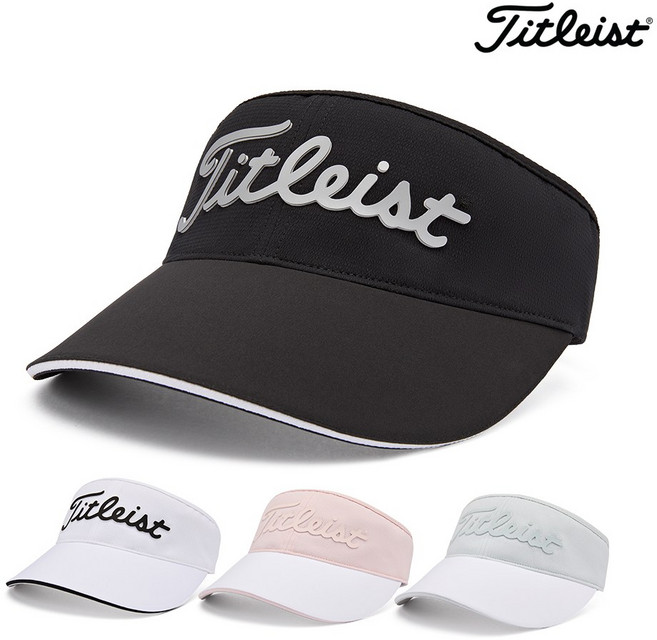 타이틀리스트 2026 하이프로파일 여성 썬캡 TH26HPVK, 1개, 블랙