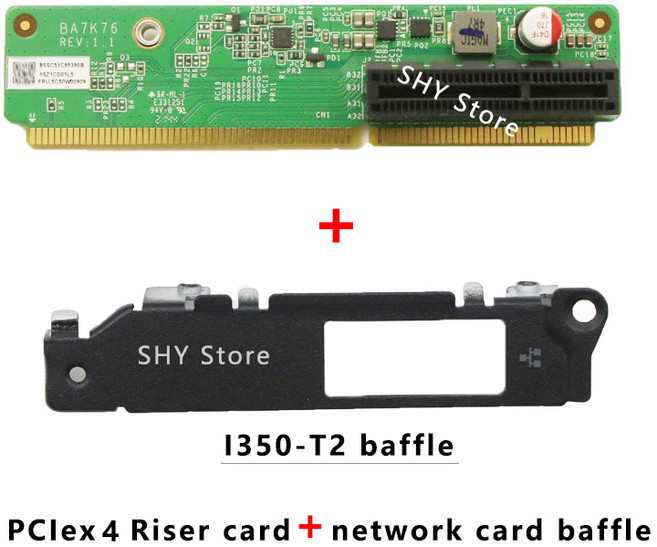 5C50W00910 레노버 Tiny8 PCIe X16 라이저 카드 P360tiny 에 적합 P3 소형 M90q 3 세대 P620 P1000 브래, 1개