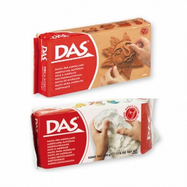 DAS-모델링 점토 (500g), 화이트, 1개