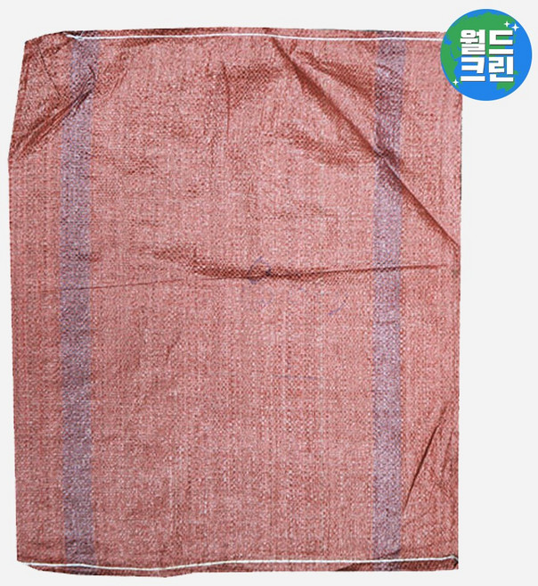 월드크린 마대자루 80kg 소 레드 55x70cm PP 피피마대 포대 재활용 쓰레기 폐기물 자루 현장용, 마대자루80kg소레드55x70cm, 1개