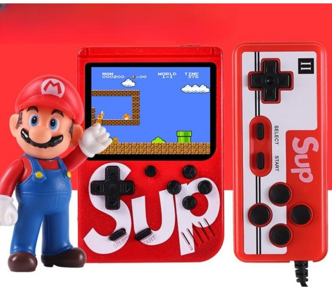 닌텐도 휴대용 레트로 미니 게임기 오락실 게임 새로운 sup 콘솔 FC 더블 어린이 향수 클래식 테트리스, [하나에400게임]싱글플레이어버전, 독립형 표준, 중국 본토