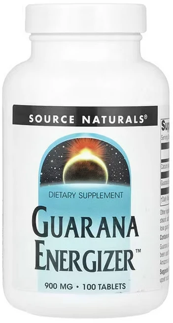 Source Naturals Guarana Energizer 소스 내츄럴스 과라나 에너자이저 900mg 100정, 1개 - 쿠팡
