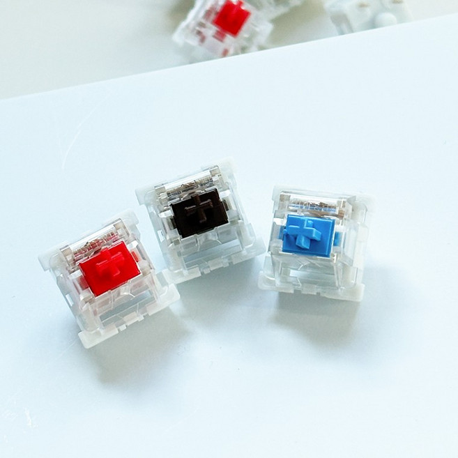 커스텀 기계식 키보드 스위치 오테뮤 청축 적축 갈축 무소음 게이밍 키캡 키링 만들기 부자재, 상세페이지 참조