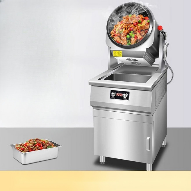 웍기계 볶음기계 회전 고기 자동조리기 냄비 볶음솥 탁상형 기타주방가전, 모델 26 전기 220V 3500W