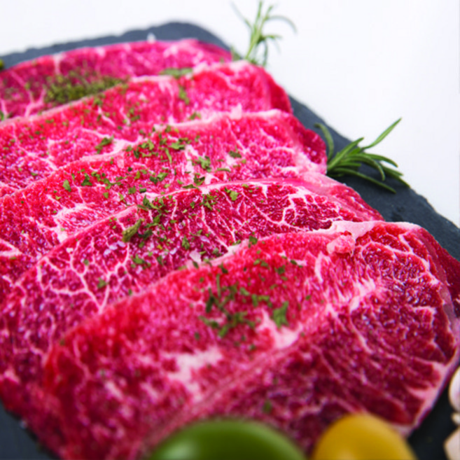 [쭌미트] 미국산 소고기 부채살 슬라이스 개별 진공포장 1팩 (100g 200g 300g), 1개