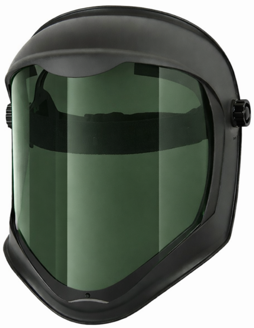 툴릭스 방호 페이스쉴드 벌초 예초기 안면보호구 투명보안면 용접보안면, 1개, 그린