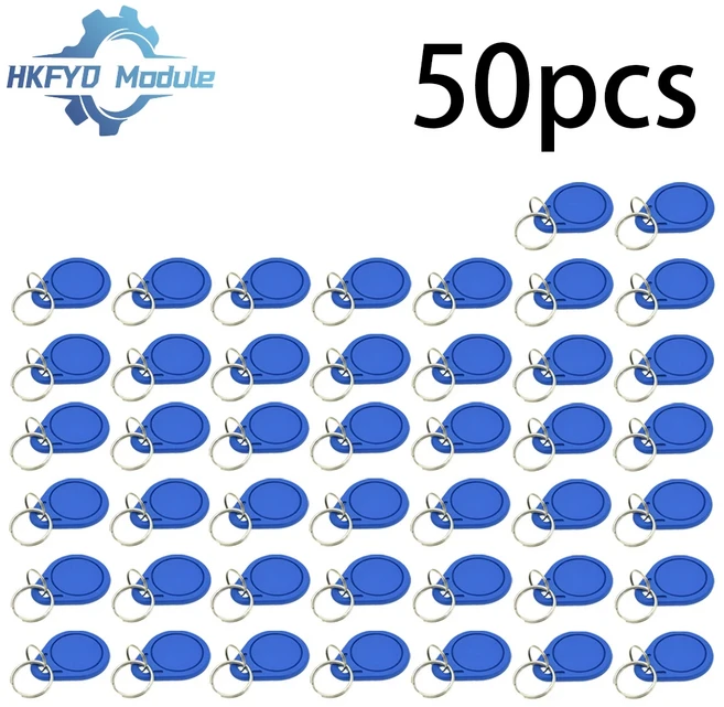 10-100pcs 13.56MHz RFID 키체인 태그 Arduino용 NFC 근접 키 Fobs 세트 RC522 PN532 스마트 잠금 장치 및, 03 50PCS