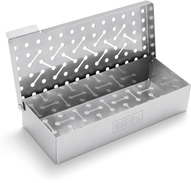 Weber Universal Stainless Steel Smoker Box, 1개