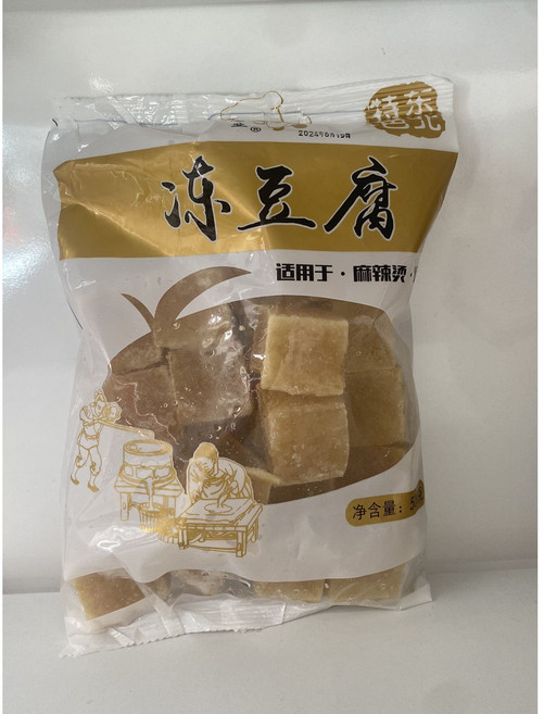 판다중국식품 냉동두부 얼린두부 중국두부, 2개, 500g