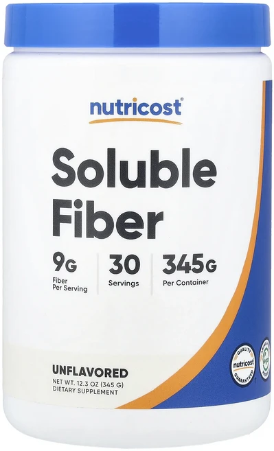 새해 첫좋은선물 Nutricost 수용성 식이섬유 무맛 345g(12.3oz) 제대로 할인합니다, Nutricost수용성식이섬유무맛345g123oz, 345g, 1개 - 쿠팡