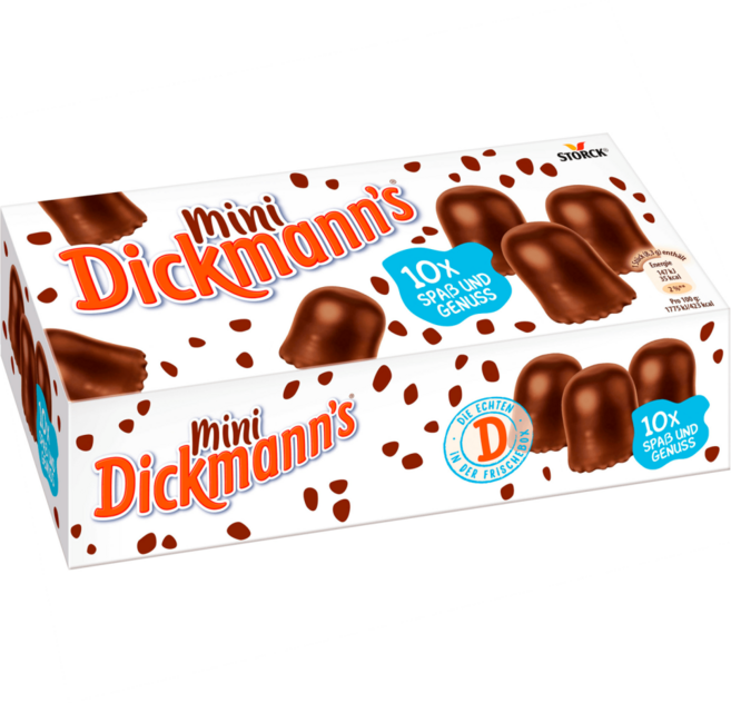 미니딕만 Mini Dickmanns 초코 마시멜로 10개입 83g, 1박스