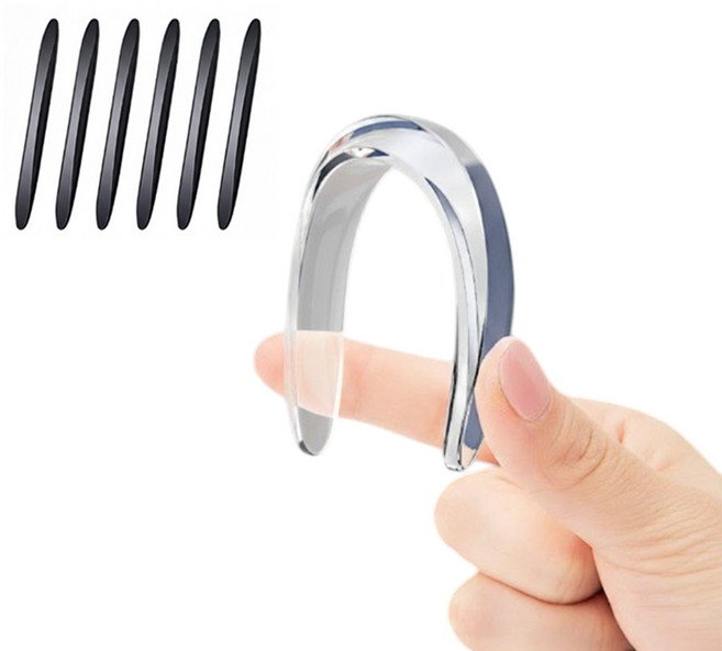 이지엔고 자동차 문콕 방지 실리콘 도어가드, 6개, 블랙