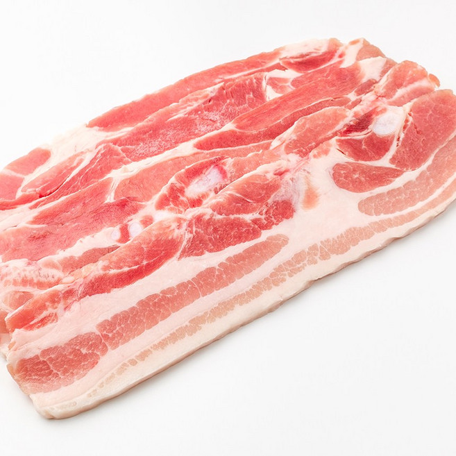 힐링미트 통삼겹살 2kg 비계적은 삼겹살 구이용 보쌈용 개별포장가능 절단가능, 1kg, 2개, 삼겹살 구이용 1.5cm