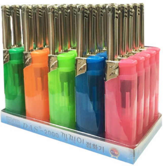 깜찍이점화기(캔들라이터) 편의점 캠핑 낚시 주방용 25개 1BOX, 1, 1세트