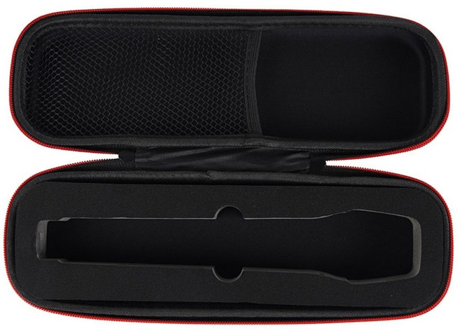 싱글 마이크 휴대용 케이스 가방 무선 마이크 보관함 충격 방지 블랙, 1개