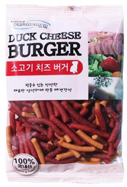 헬로도기 치즈버거 소고기 100g x10개 애견간식 강아지간식, 10개