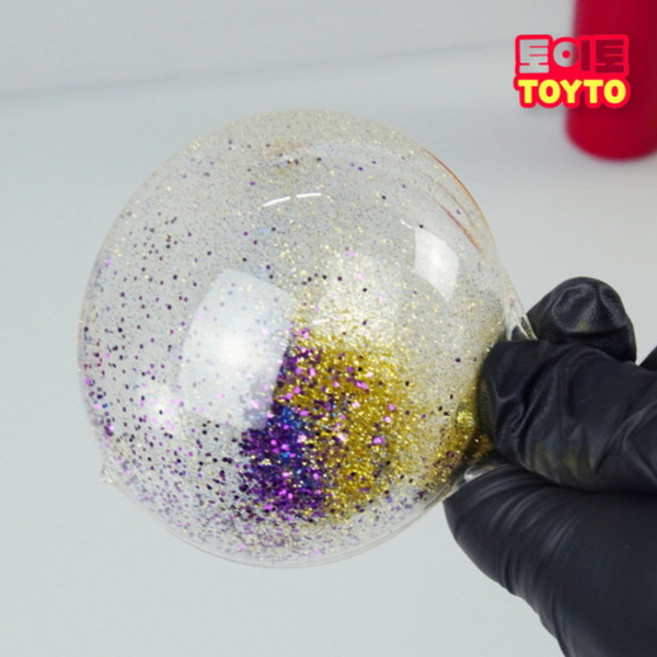 테이프볼 만들기 투명 실리콘 3cm 3m 10개 테이프공 만들기 찐득볼 테이프공 실리콘테이프