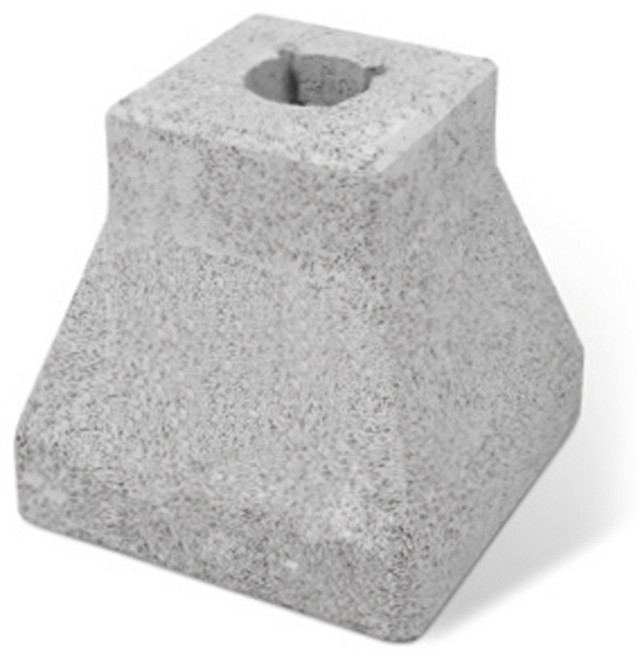 지주석 휀스스톤 10개 FSP233 구멍지름79 핀타입 주춧돌 받침대 세멘 휀스톤