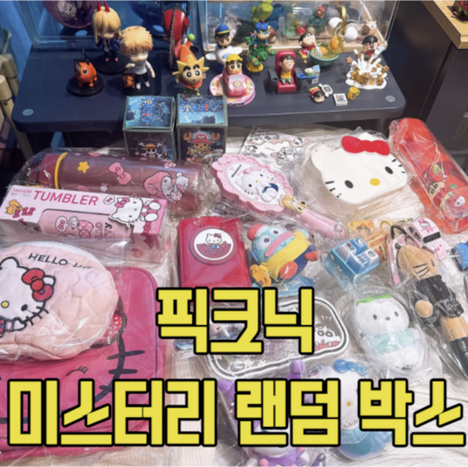 picknic (대박 푸짐한 구성>_<) 굿즈 악세사리 인형 랜덤박스 블라인드박스 선물세트, 1개, 19900