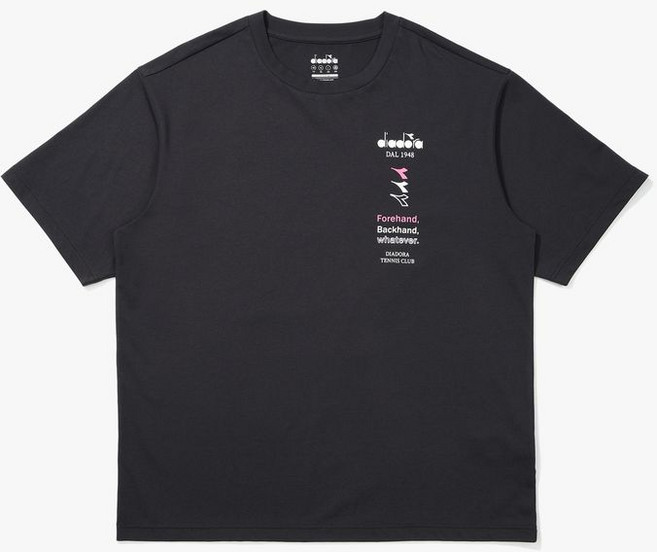 디아도라 Diadora AIRTEX 레터링 반팔 티셔츠 그레이 매장정품 216844