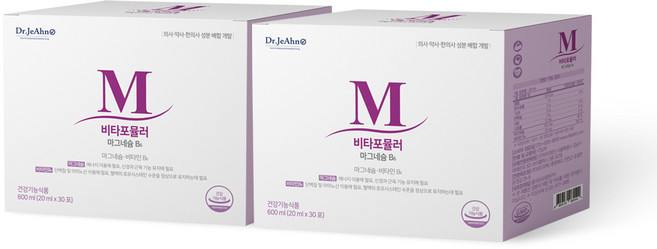 닥터제안 비타포뮬러 액상 글루콘산 마그네슘 비타민B 6, 600ml, 2개