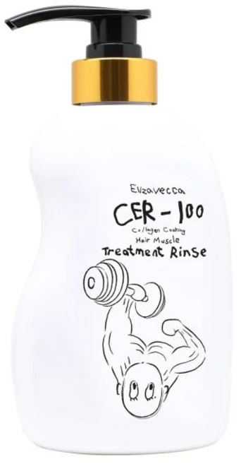 Elizavecca (엘리자베카) CER-100 콜라겐 코팅 헤어 머슬 트리트먼트 린스 500ml(16.9fl oz), 1개, 500ml - 쿠팡