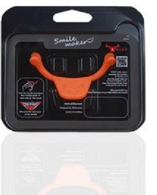 입꼬리 교정기 미소 연습기 얼굴근육 트레이닝 리프팅기, B. 주황색