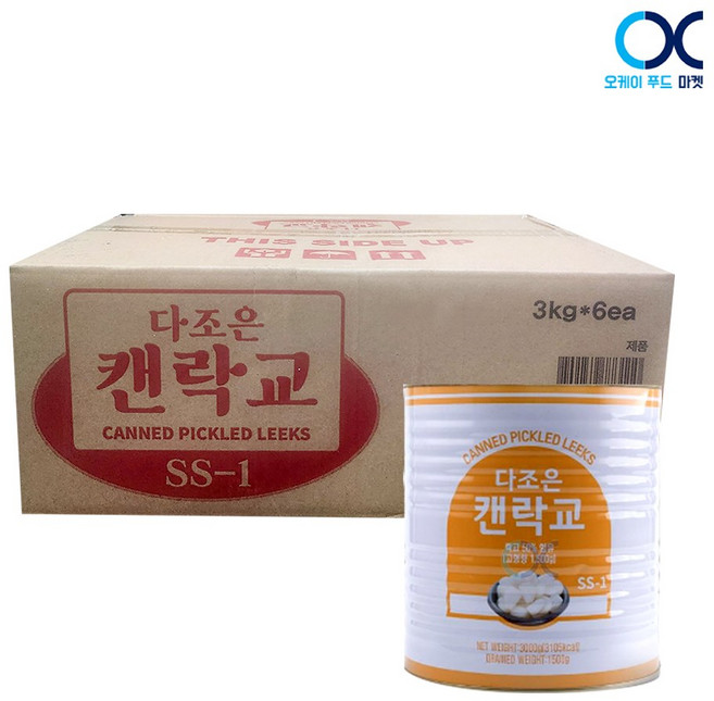 이엔락교 3kg(2S) x 6개(박스), 3kg, 6개