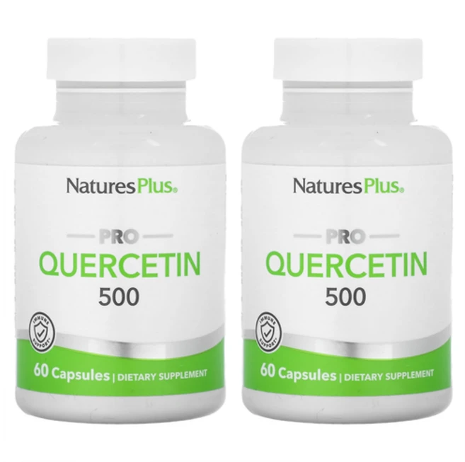 네이쳐스플러스 프로 퀘르세틴 500 60 캡슐, 2개, 60정 - 쿠팡