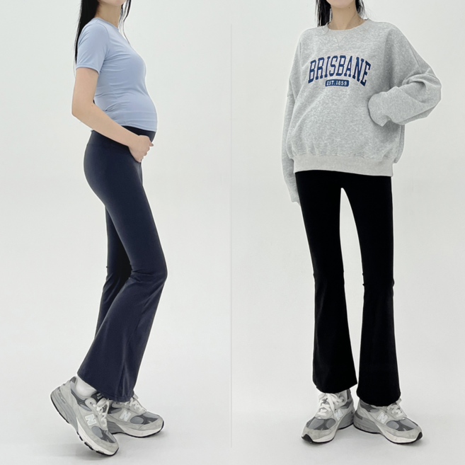 닥터원베리 임산부 요가바지 부츠컷 임부 레깅스 팬츠