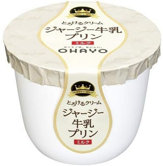 일본 오하요 쟈지 밀크 푸딩 115g 16개입 저지 우유 푸딩 일본디저트