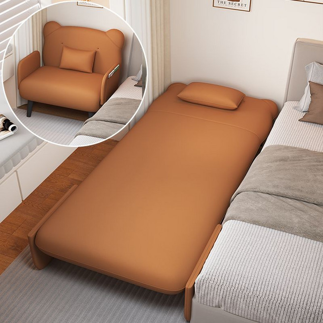 접이식침대 간이 침대 접이식 1인용 사무실 싱글 이동식 베드 휴대용 공간활용 원룸 프리미엄, 뼈대, 라텍스 화이트