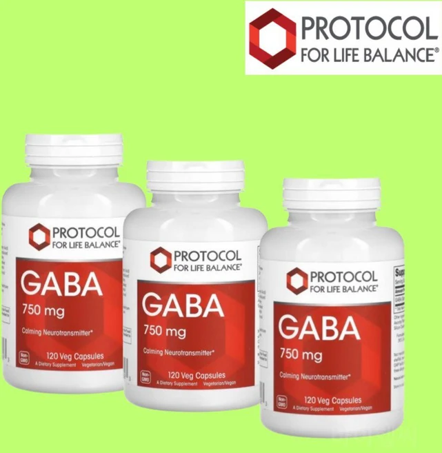 Protocol for Life Balance 가바 750mg 120정 3병, 3개 - 쿠팡
