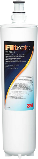3M Filtrete 淨水器濾芯 高效過濾餘氯異味 NSF認證 DIY輕鬆換, 1個, 3US-F004-5