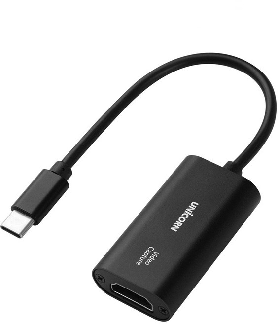 USB3.0 C타입 4K HDMI 캡쳐보드 영상편집 방송 실시간 스트리밍 노트북 PC 캡쳐 외장형