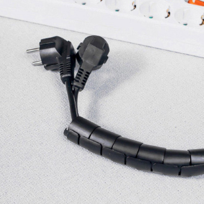 이샵 스네이크 케이블 커버 블랙 32mmx5m 케이블정리커버 전선케이블커버 케이블커버