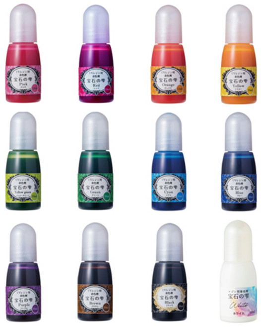 레진 착색제ⅱ - Padico jewel color for UV Resin, Brown, 1개