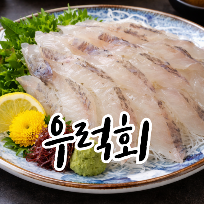 통영자연산 우럭회 1kg ( 2마리)-손질 후 350g전후 중량(2~3인분)1개 어부 직배송, 1개, 350g전후 중량