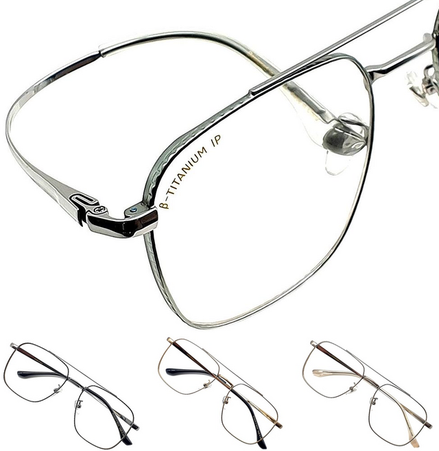 페이스오프 ALL 베타 티타늄 보잉 안경테 투브릿지 오버사이즈 빅사이즈 패션 가벼운 안경