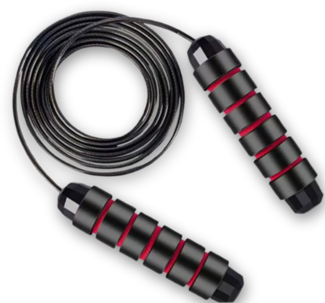 웜네스트 줄넘기 와이어 꼬임방지 줄넘기, 1개, 레드