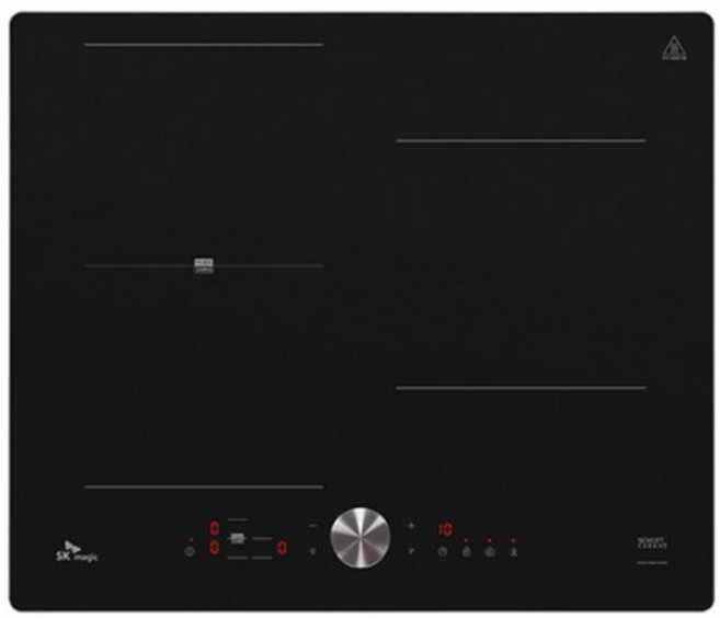 SK매직 보더리스 인덕션 전기레인지 라이트 3구, 빌트인, IHRB3300딥검정