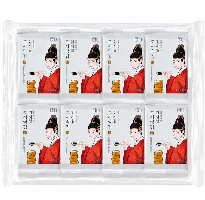 김시월 도시락김, 4g, 16개