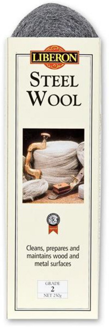 [리베론] 스틸 울 그레이드 2 / 250g / Liberon Steel Wool Grade 2, 2개