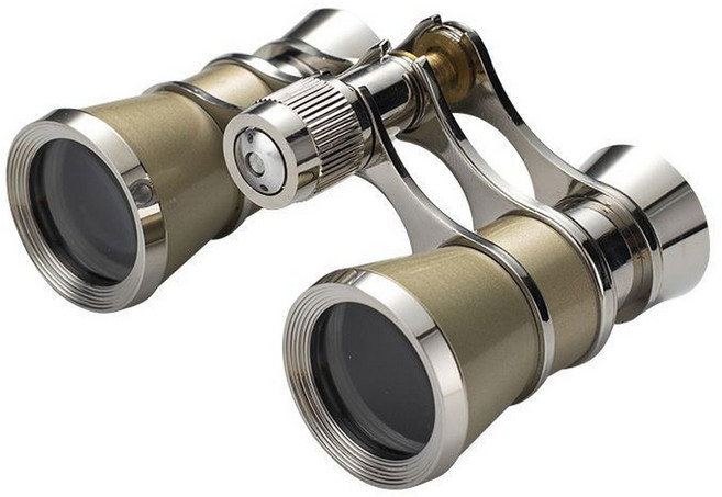 에센바흐 오페라 글라스 44691 흰색/금도금/체인 안경식 44601 독일산 독일, 샴페인 체인 로프 도금