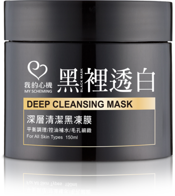 我的心機 黑裡透白深層清潔黑凍膜, 1罐, 1個裝