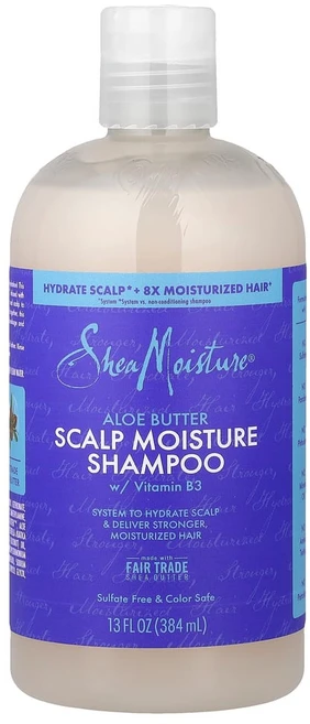 시어모이스쳐 스캘프 모이스처 샴푸 알로에 버터 384ml(13fl oz), 384ml - 쿠팡